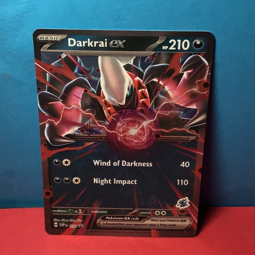 2024 DARKRAI EX REVERSE HOLO BASIC ULTRA RARE PROMO SVP110 BATTLE